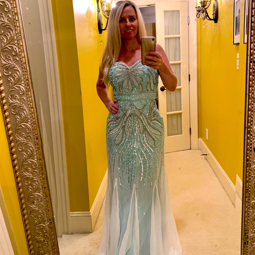 Beautiful Beaded Gown - Picture 2 of 9